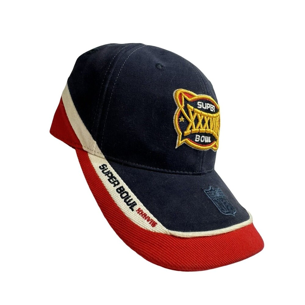 NFL Superbowl 38 XXXVIII Reebok Panthers vs Patriots Official Licensed Hat NWOT